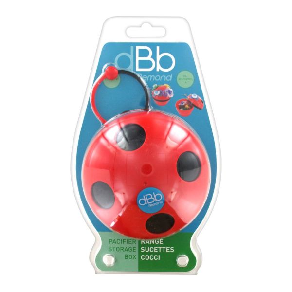 DBB Remond - Range sucettes coccinelle rouge et noir