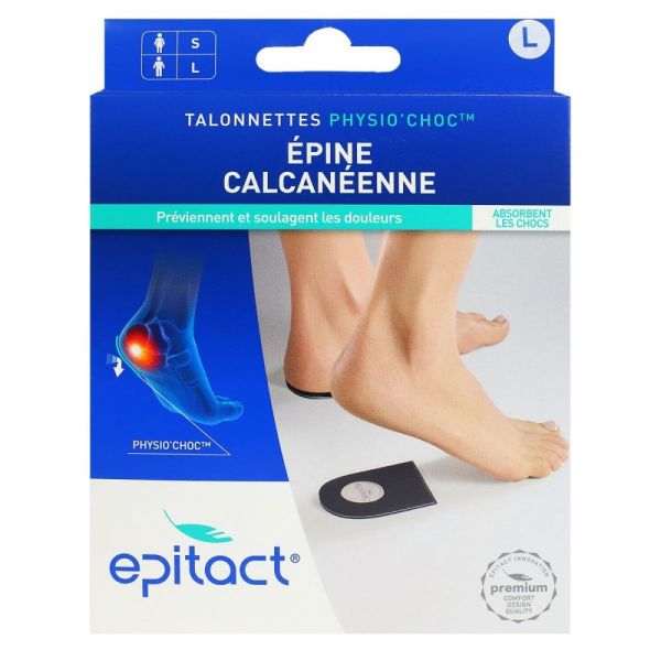 Epitact - Talonnettes PhysioChoc épine calcanéenne taille L