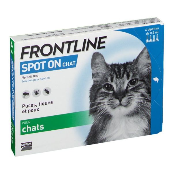Frontline - Spot on chat pipettes - 4 pipettes