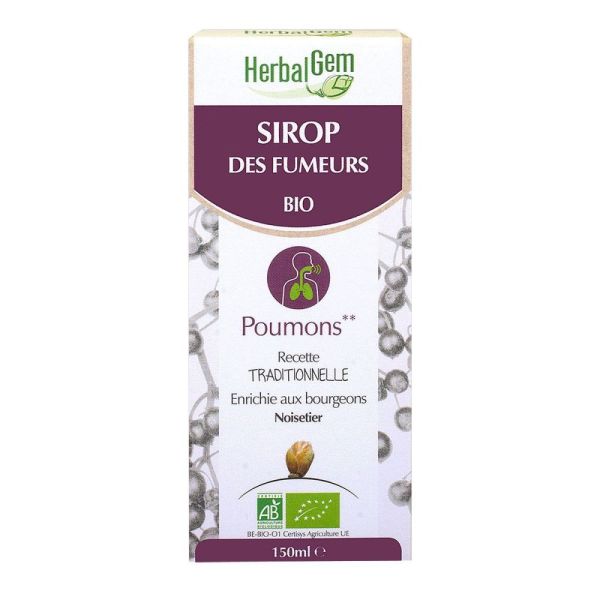 HerbalGem - Sirop des fumeurs Poumons - 150ml