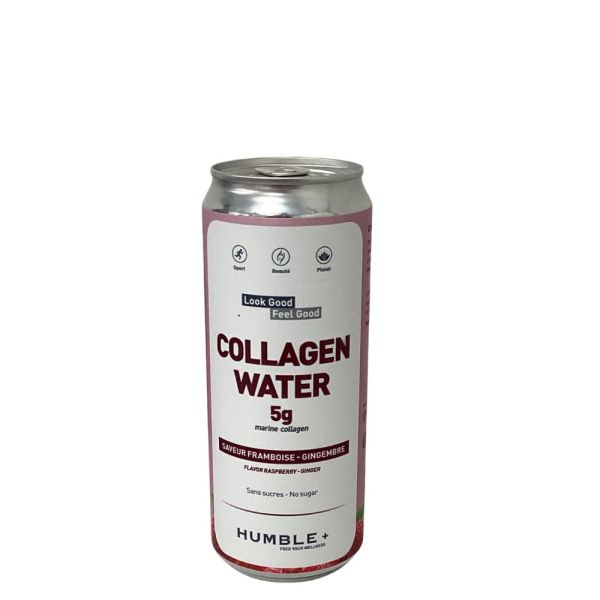 Humble+ - Collagen water framboise gingembre - 330ml