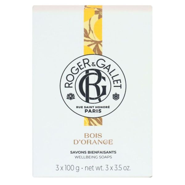 Roger & Gallet - Savon Bois D'orange - 3x100g