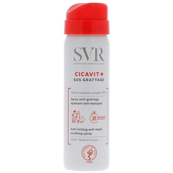 SVR - Cicavit+ SOS grattage spray anti-grattage - 40 ml