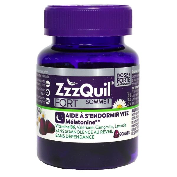 ZzzQuil - Sommeil fort - 30 gummies