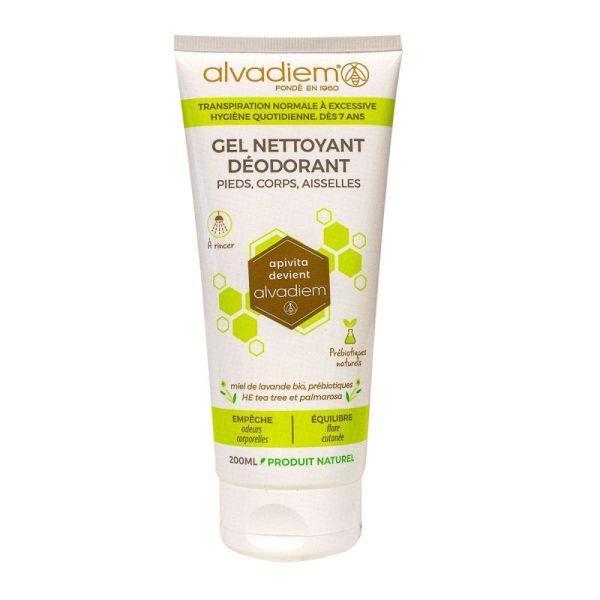 Alvadiem - Gel nettoyant déodorant - 200 ml