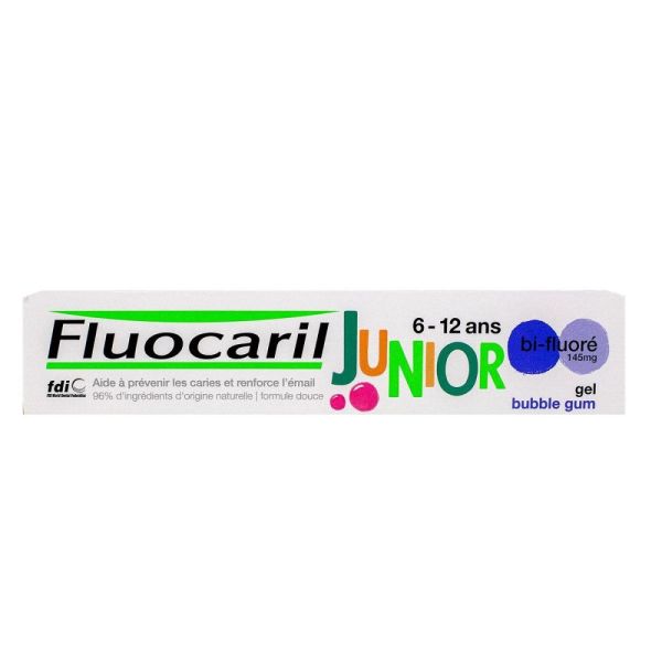 Fluocaril - Dentifrice - Junior - 6/12 ans - Gel Bubble - 75 ml