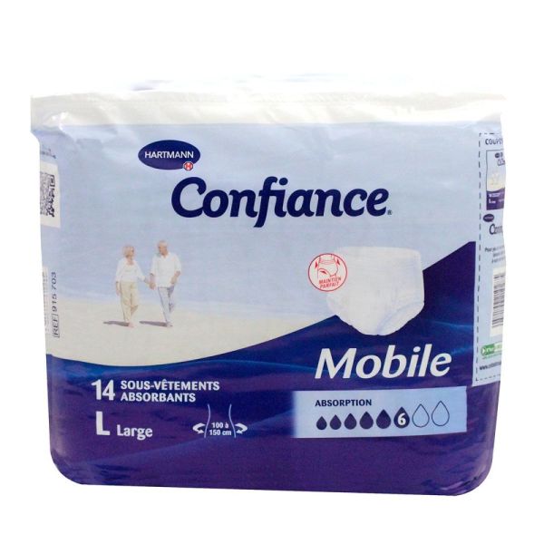 Hartmann -Confiance mobile absorption 6 gouttes -taille M-14