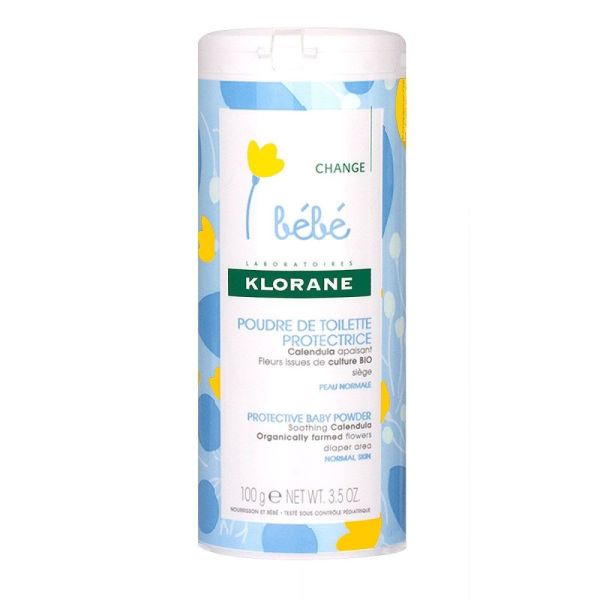 Klorane bébé - Poudre de toilette protectrice - 100 g