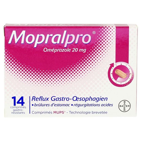 Mopralpro 20mg - Comprimés gastro-résistants
