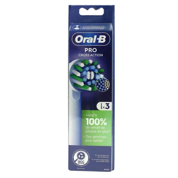 Oral- B - Pro Cross Action - 3 brossettes de rechange