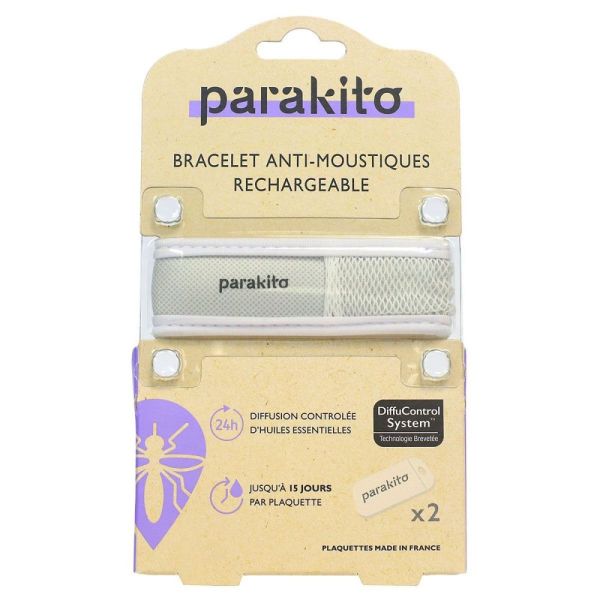 Para Kito - Bracelet anti moustique rechargeable - 2 x 15 jours
