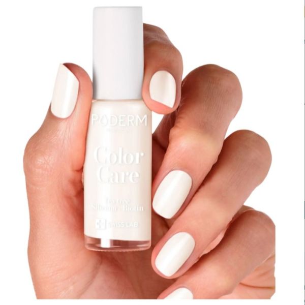 Poderm Professional - Color strong vernis blanc perlé - 8ml