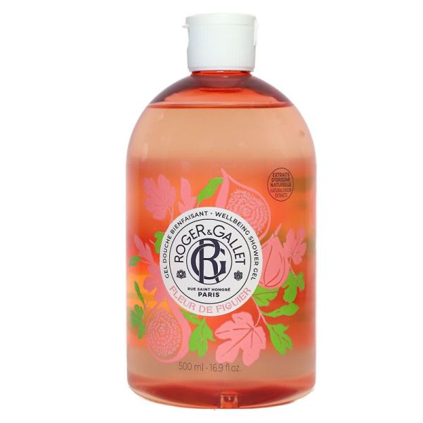 Roger & Gallet - Gel Douche Bienfaisant Fleur de Figuier - 500 ml