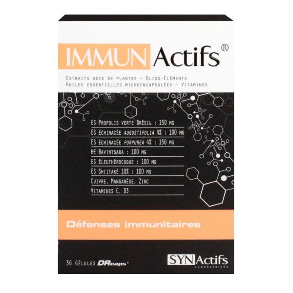 SYNActifs - IMMUNActifs - 30 gélules DR caps