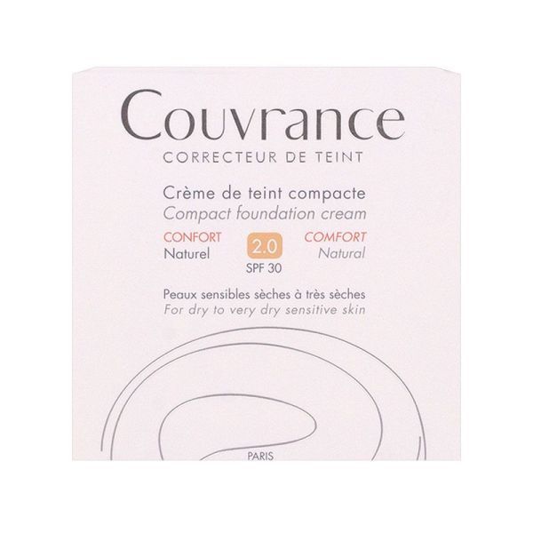 Avène - Couvrance - crème de teint compacte Confort SPF 30 - 10g - 2.0 Naturel