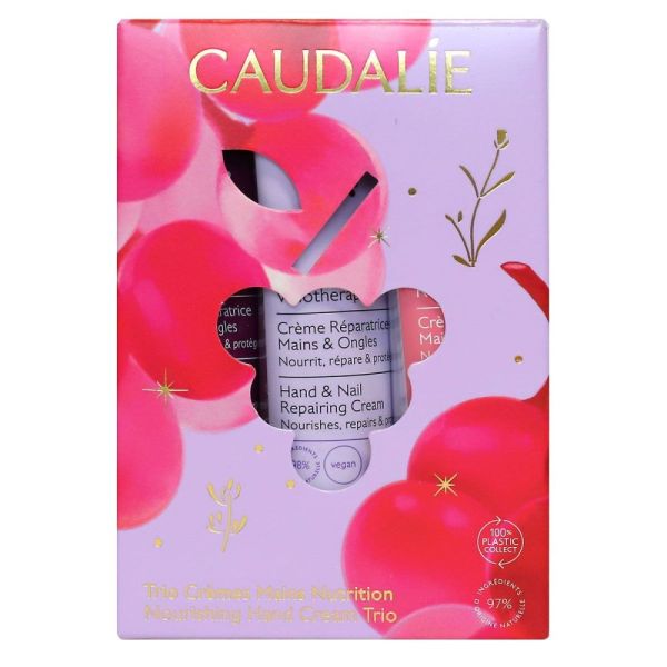 Caudalie - Coffret Trio Crèmes Mains Nutrition
