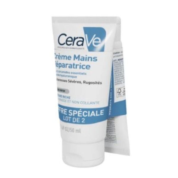 Cerave - Crème Mains Réparatrices Mains - 2x50ml