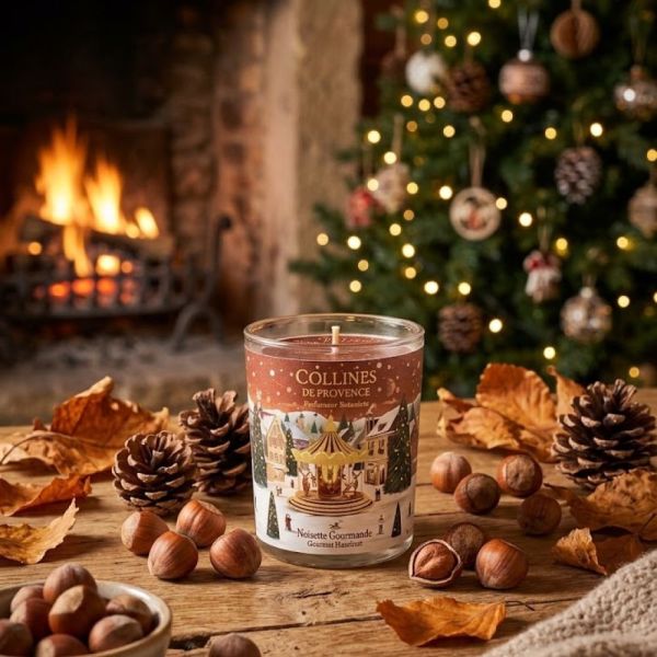 Collines de Provence - Bougie parfumée Noisette Gourmande - 75g