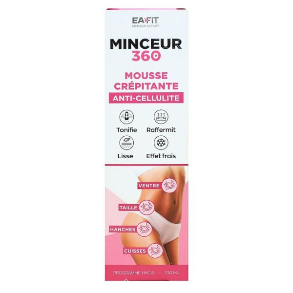 Eafit - Minceur360 - mousse crépitante 100ml