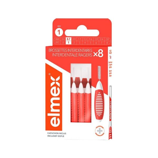 Elmex Brossettes Interdentaires 0.7mm (Taille 1) x8