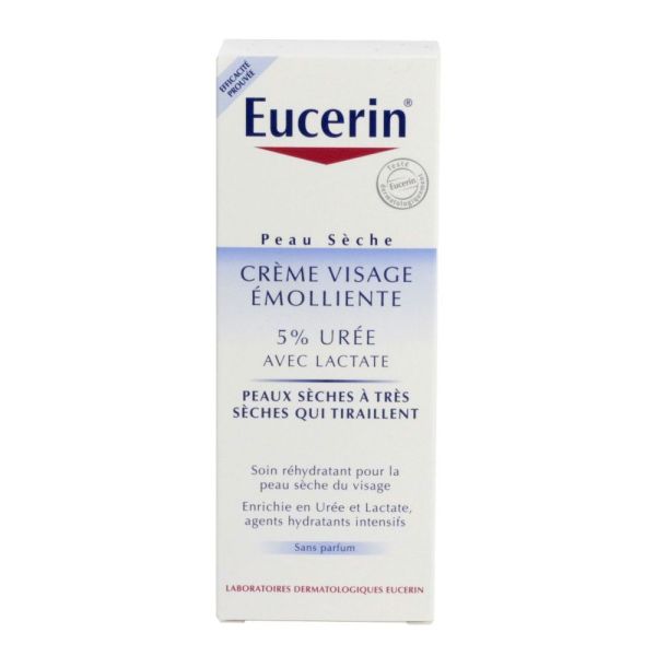 Eucerin - Crème visage émolliente 5% urée - 50ml
