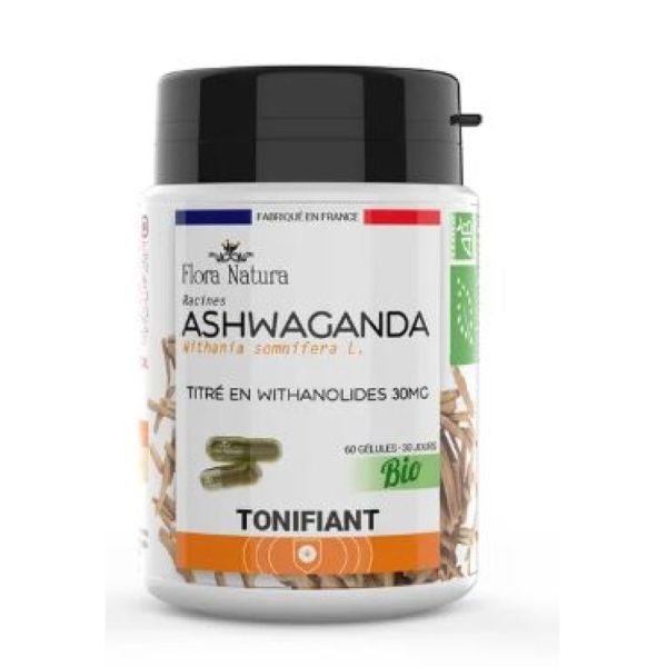 Flora Natura - Ashwagandha Bio - 60 Gélules