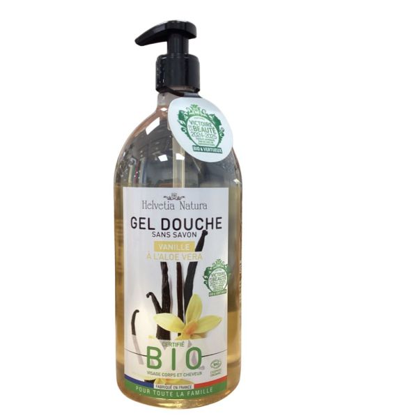 Helvetia Natura - Gel Douche Aloe vera Bio - 1L