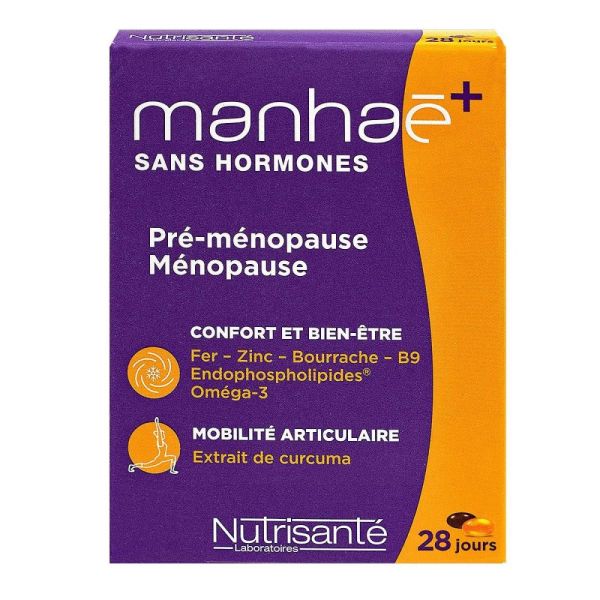 Nutrisanté - Manhaé+ Curcuma ménopause - 56 capsules