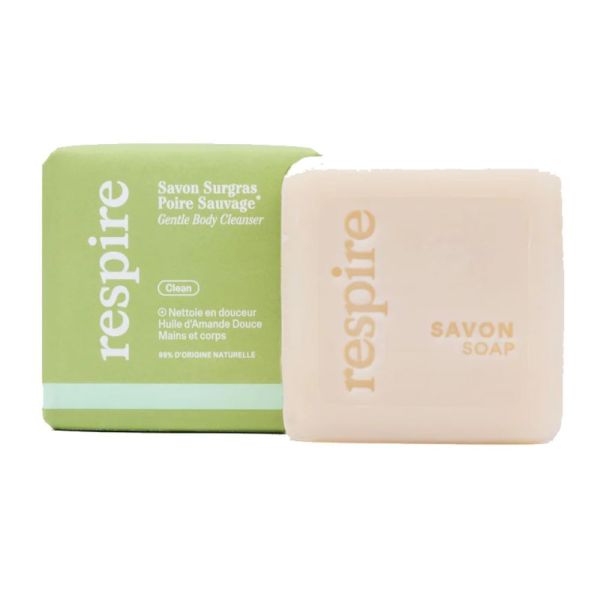 Respire - Savon surgras poire sauvage - 100 g