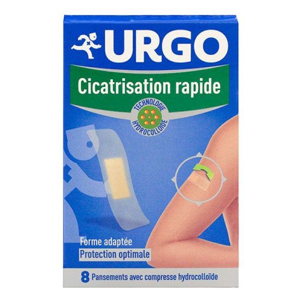 Urgo - Pansements cicatrisation rapide toutes localisations - 8 pansements