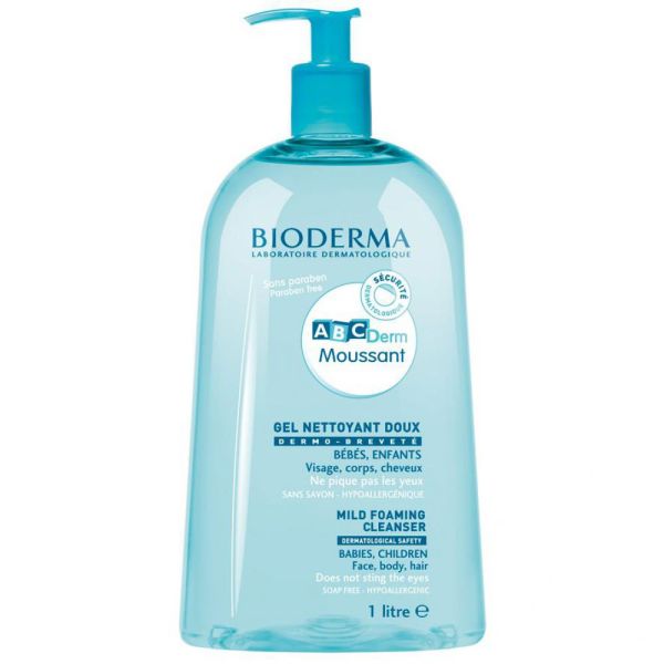 Bioderma - ABCDerm Gel moussant - 1L