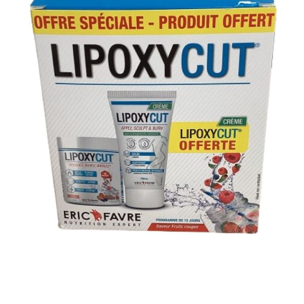 Eric favre - Lipoxycut coffret Fruits rouges - Pot de 120g + soin 150ml