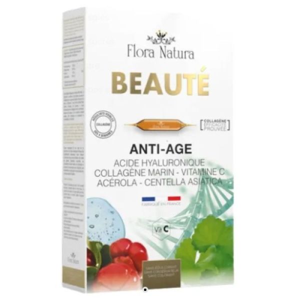 Flora Natura - Beauté anti âge - 20 ampoules