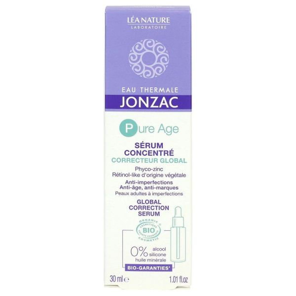 Jonzac Eau Thermale - Pure Age Sérum Concentré Correcteur Global - 30mL