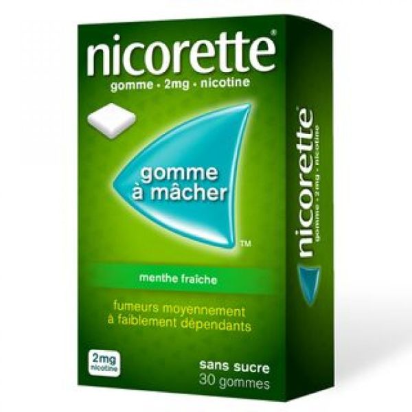 Nicorette - Menthe Fraîche 2mg -  gommes