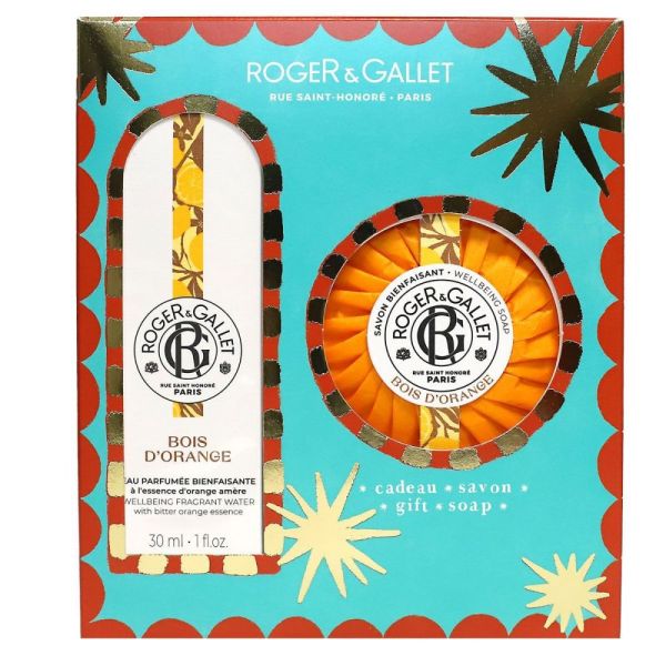 Roger & Gallet - BOIS D'ORANGE - Eau Parfumée Bienfaisante 30ml + Savon Bienfaisant 100 g