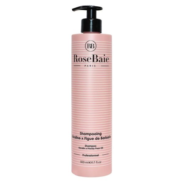 RoseBaie - Shampooing Kératine x Figue de Barbarie Professionnel - 500mL