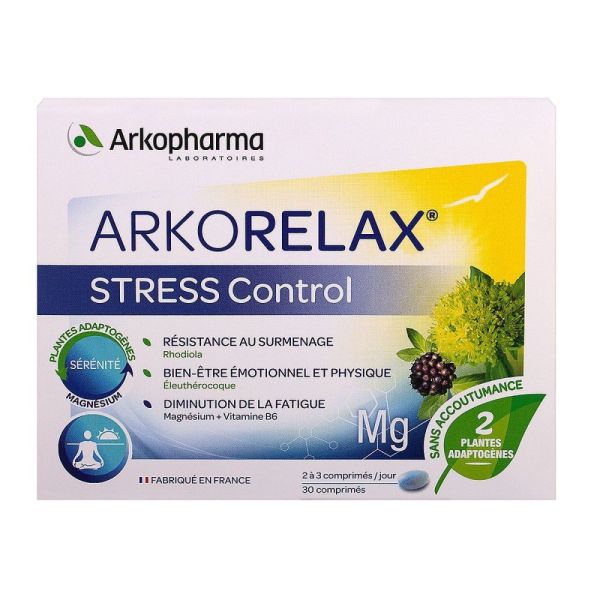 Arkopharma - Arkorelax stress control - 30 comprimés