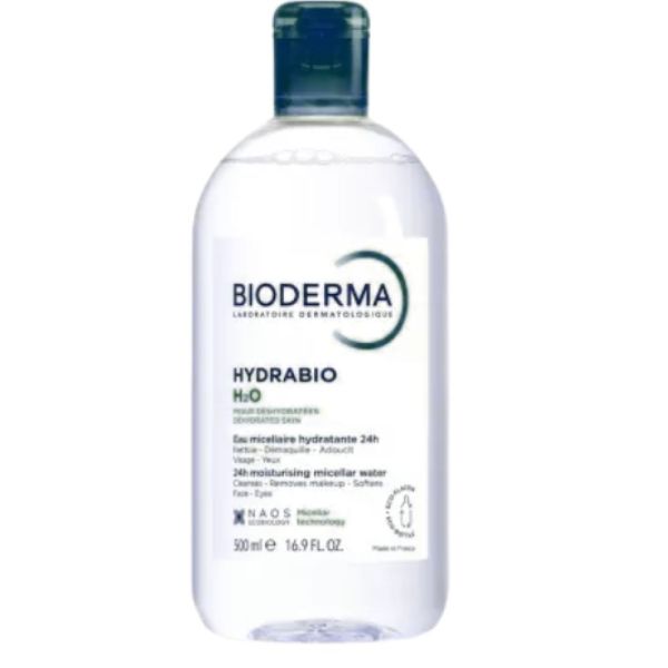 Bioderma - Hydrabio H2O - Eau Micellaire Démaquillante Hydratante - 500 ml
