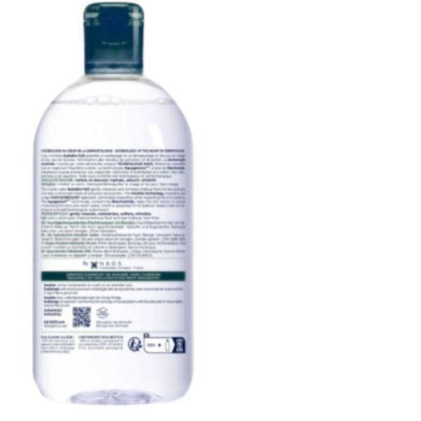 Bioderma - Hydrabio H2O - Eau Micellaire Démaquillante Hydratante - 500 ml