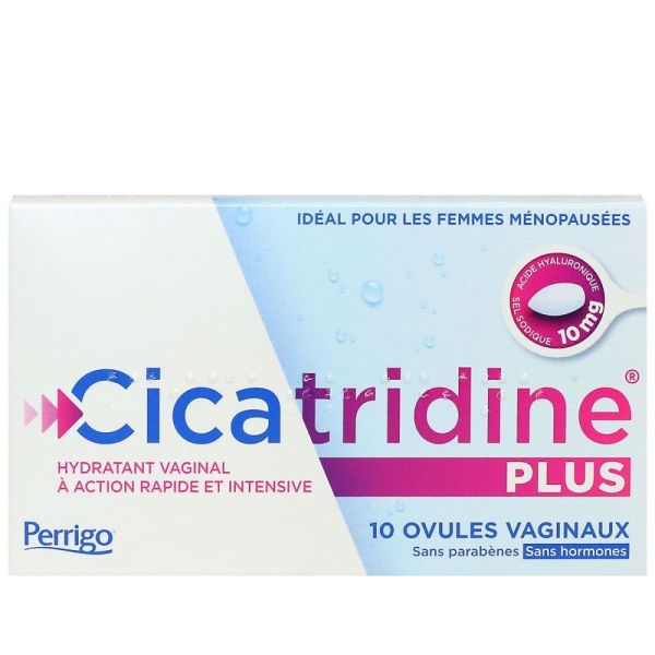 Cicatridine - Ovules vaginaux acide hyaluronique plus 10mg - 10 ovules