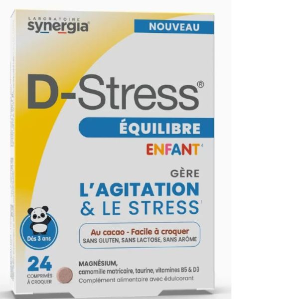 D-stress - Equilibre enfant - 24 comprimés à croquer