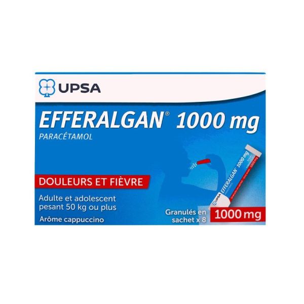 Efferalgan 1000mg - 8 sachets