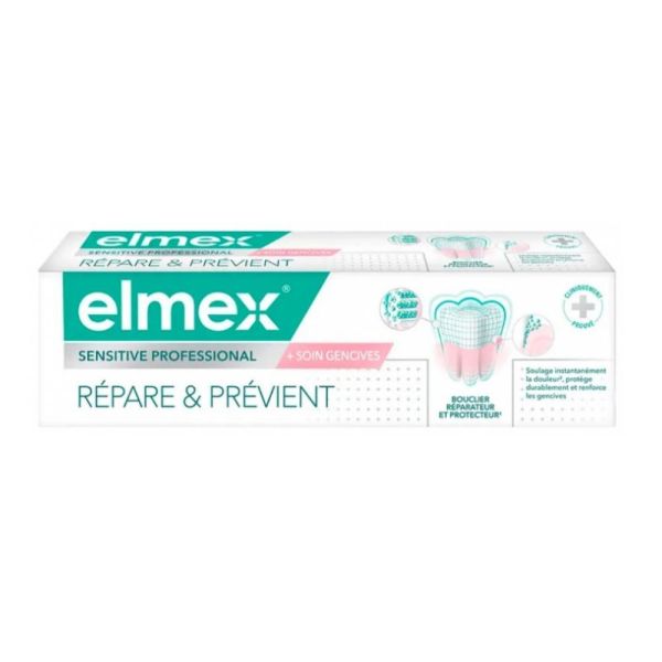 Elmex - Dentifrice Répare & Prévient - 75mL