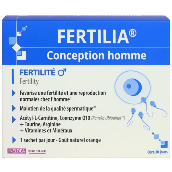 Ineldea - Fertilia Conception Homme - 30 sachets