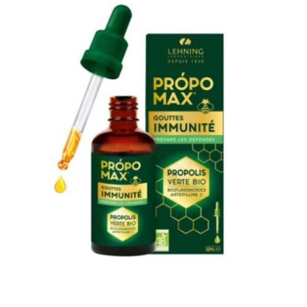 Lehning - Propomax Gouttes immunité prépare les défenses - 30ml