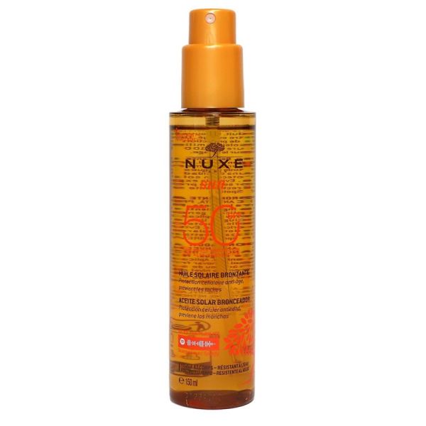 Nuxe Sun - Huile solaire bronzante SPF 50 - 150ml