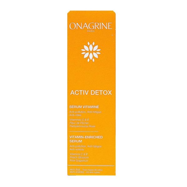 Onagrine - Activ détox sérum vitaminé -  30 ml