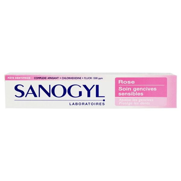 Sanogyl - Soin Rose Gencives Sensibles - 75 mL