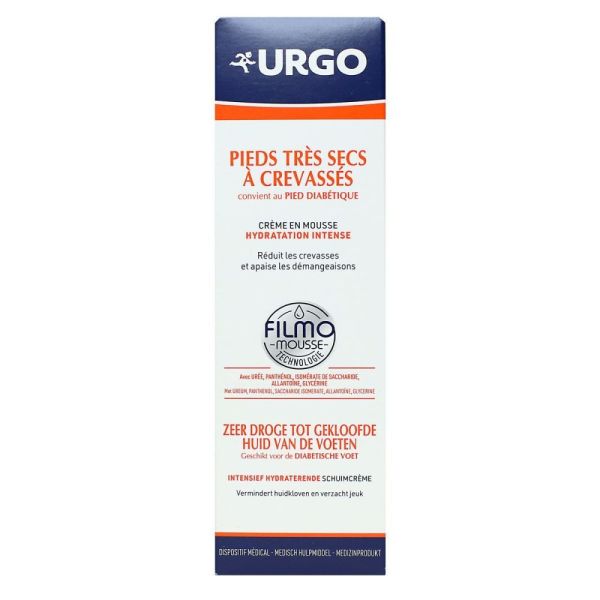 Urgo - Crème en mousse Pieds très secs à crevassés - 125ml